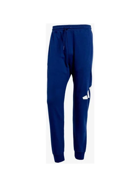 Spodnie długie adidas Essentials Big Logo French Terry granatowe S niebieskie