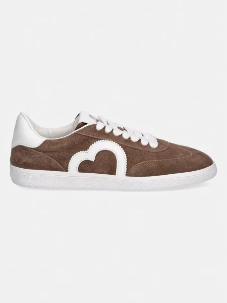 Superge iz semiša Love Moschino rjava