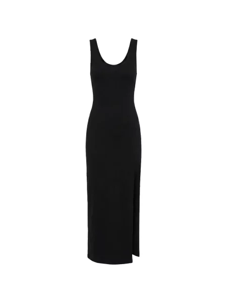 Rochie maxi Wardrobe.nyc fără mâneci tricotate negru