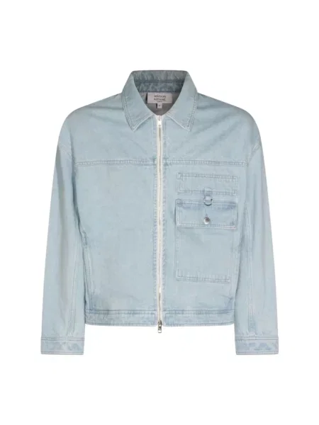 Maison Kitsuné kurtka jeansowa niebieska