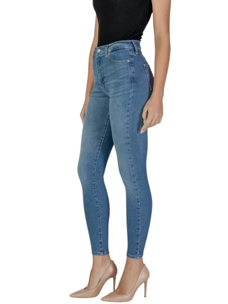 Skinny jeansy skinny Tommy Jeans retro niebieskie