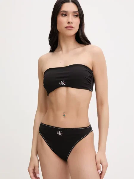 Calvin Klein plavkové nohavičky dámske čierna