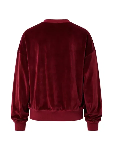 Pulover Dolce & Gabbana cu broderie de catifea roșu