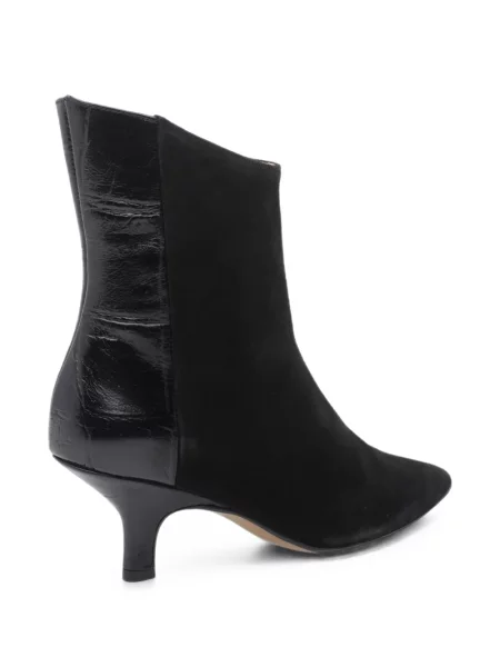Botine ángel Alarcón din piele de căprioară negru