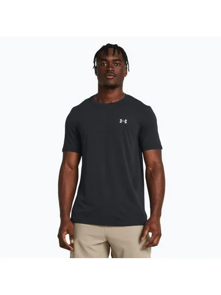 Мъжка тениска Under Armour Vanish Seamless black/mod grey черно