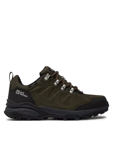 Polobotky Jack Wolfskin hnědé
