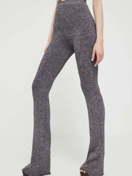 GCDS pantaloni femei evazati high waist