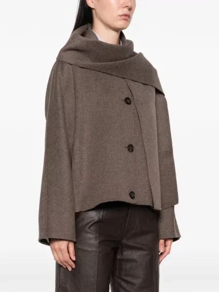 Bunda 's Max Mara hnědá