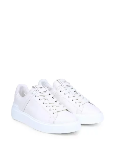 Sneakerși Balmain cu autograf alb