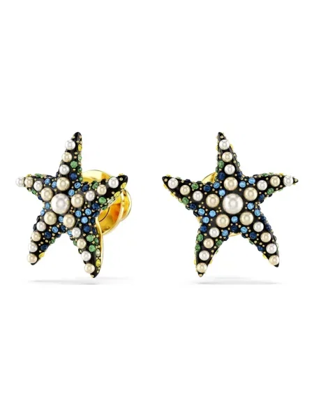 Kolczyki Swarovski żółte