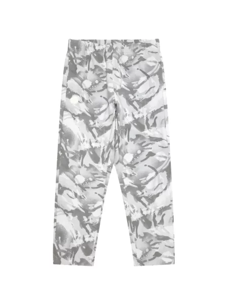 Pantaloni Aape By A Bathing Ape cu imagine cu model camuflaj alb