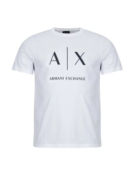 Armani Exchange Tricou alb