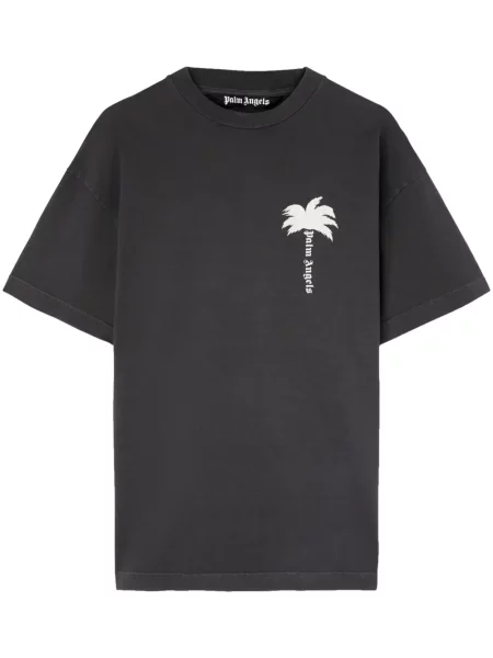 Tricou Palm Angels cu imagine gri
