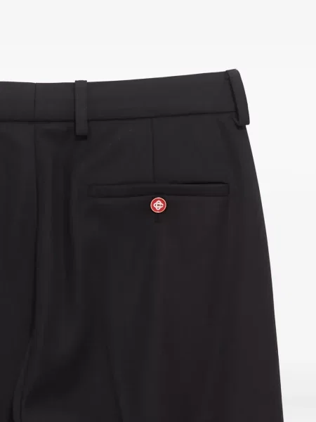 Pantaloni Casablanca de lână plisate negru