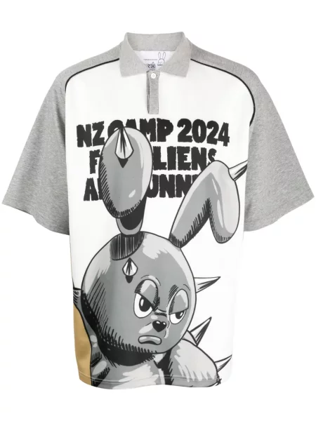 Polo Natasha Zinko alb