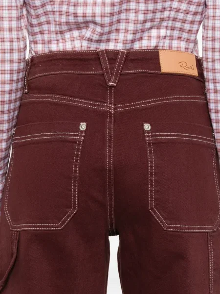 Blugi Rails maro