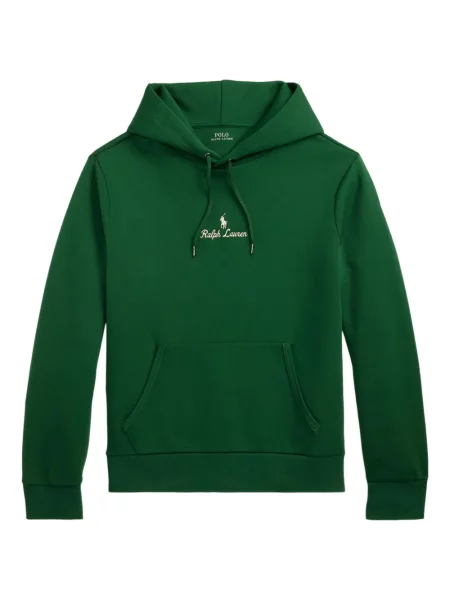 Chiloți Polo Ralph Lauren din țesătură twill cu autograf cu glugă albastru