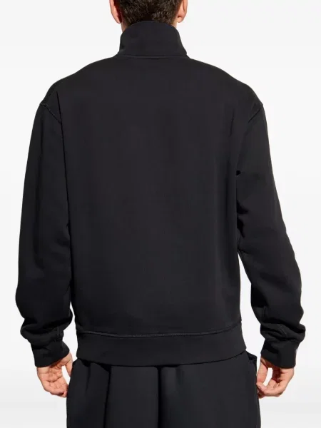 Hanorac Dsquared2 cu broderie negru