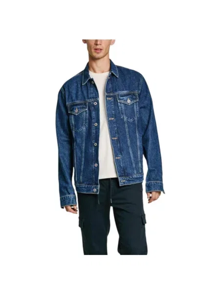 Džínsová bunda Pepe Jeans modrá