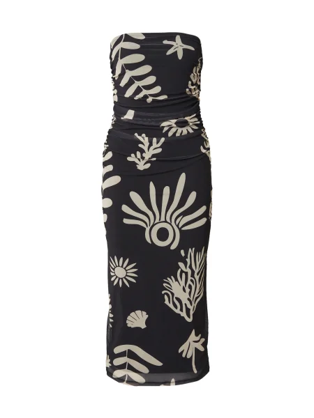 EDITED Rochie Wilia negru alb