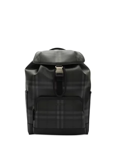 Rucsac Burberry în carouri negru