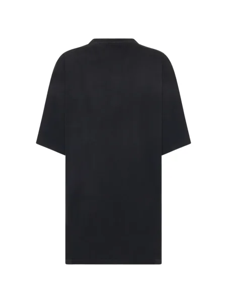 Tricou Courreges cu broderie negru