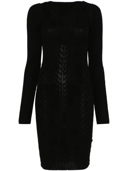 Rochie mini Rick Owens tricotate de costum negru