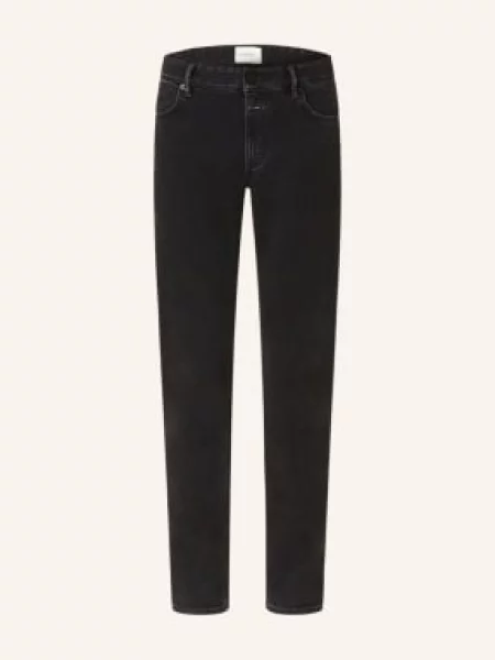 Closed Jeansy Unity Slim Fit schwarz czarne