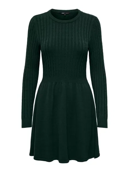 ONLY Rochie tricotat ONLFia pin verde