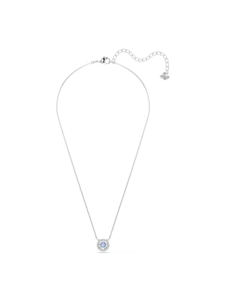 Naszyjnik Swarovski szary