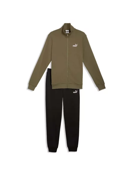 Costum Puma tricotate cu autograf verde