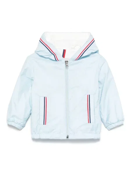 Kurtka dziecięca Moncler Enfant niebieska