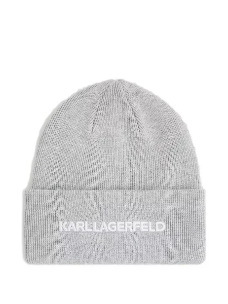Hímzett sapka Karl Lagerfeld szürke