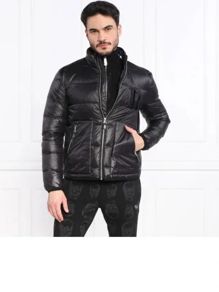 John Richmond De puf geacă negru