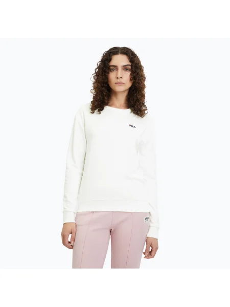 Dámske tričko FILA Bantin bright white s dlhým rukávom biela