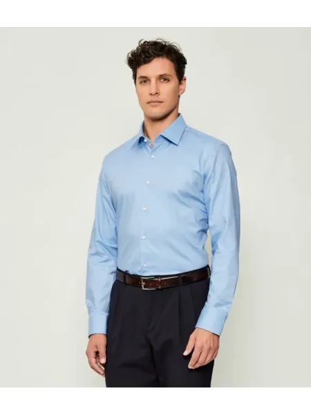 BOSS BLACK Cămașă | Slim Fit | easy iron negru