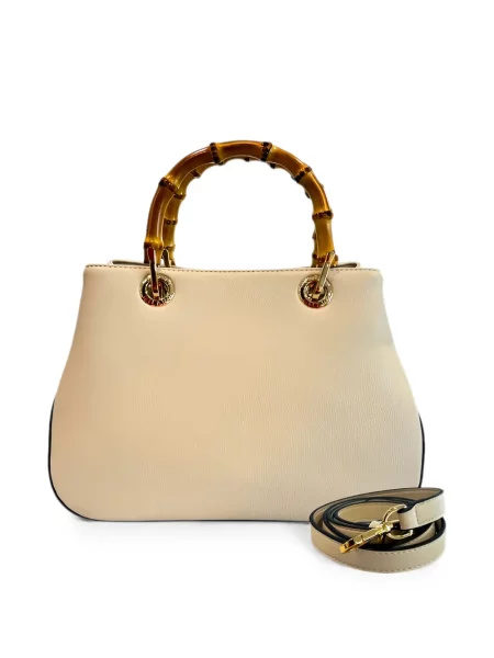 Geantă shopper Twinset din bambus