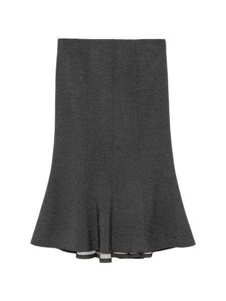Fustă midi Alberta Ferretti gri