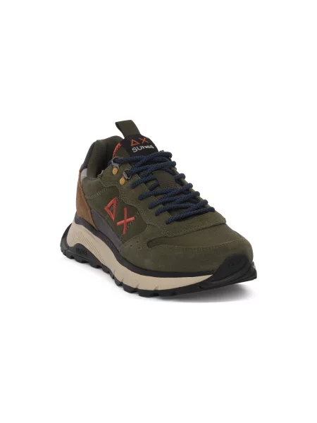 Pantofi Sun68 verde