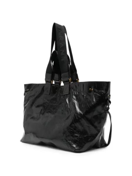 Geantă shopper Isabel Marant din piele negru