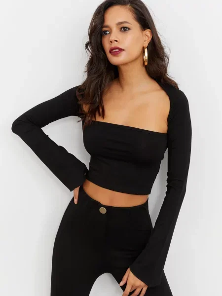 Decupat bluză Cool & Sexy negru