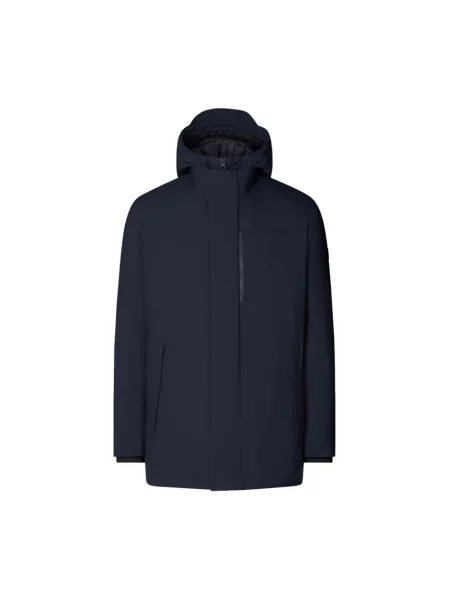 Kurtka outdoorowa o kroju regular fit z pionową kieszenią na piersi model ‘Esle’ Save The Duck czarna
