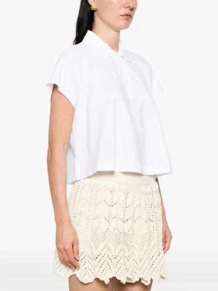 Tricou polo Dorothee Schumacher alb