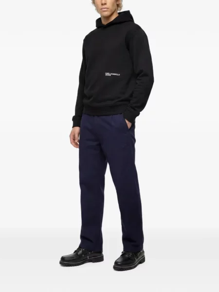 Hoodie Karl Lagerfeld Jeans με σχέδιο μαύρο