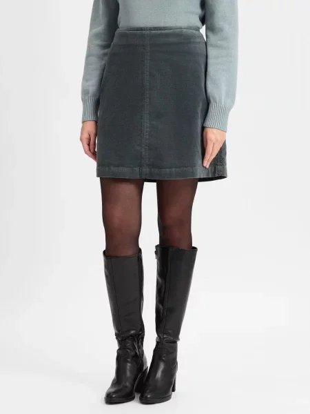 Marc O'Polo spódnica mini Kobiety jednolity 34 zielony