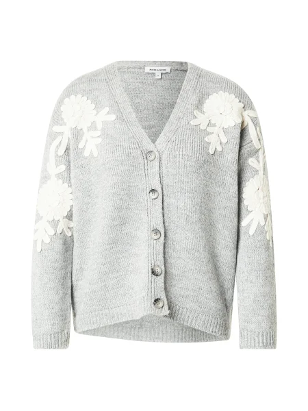 MORE & MORE Geacă tricotată deschis / gri bej