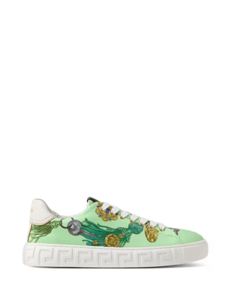 Vászon sneaker Versace zöld