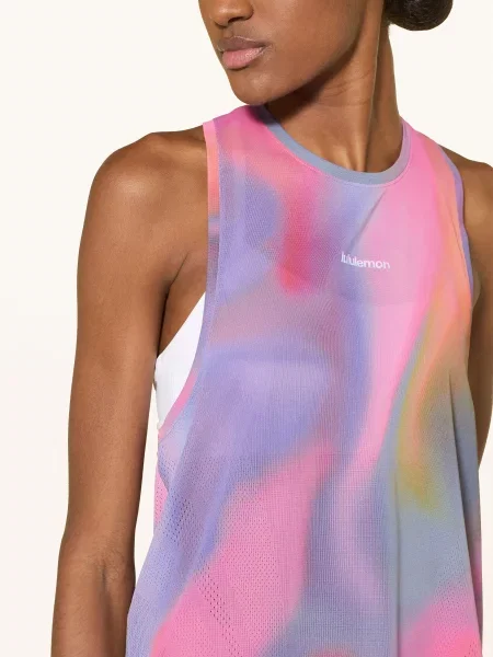 Top Lululemon do biegania niebieski
