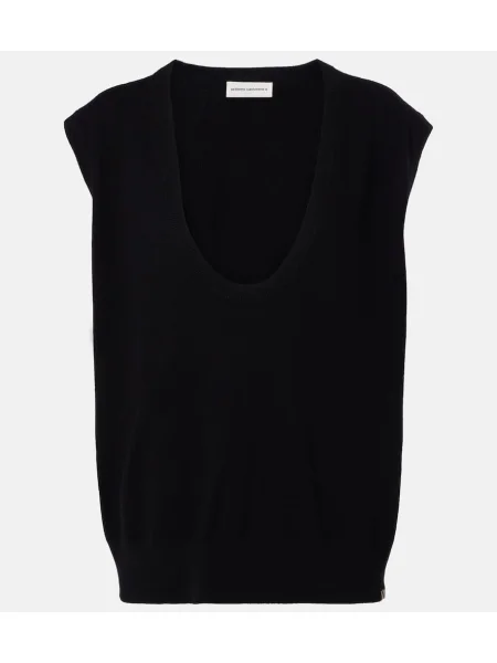 Vestă Extreme Cashmere din cașmir negru