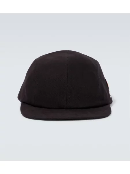 Șapcă Kenzo cu model floral din canvas negru